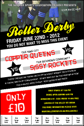 Roller Derby Image Poster