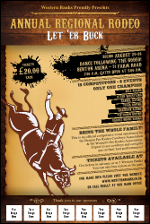Rodeo Rustic Image Poster