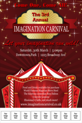 Red Tent Logo Poster