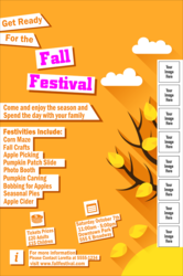Fall Cut Paper Logo Poster