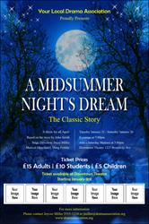 Midsummer Night's Dream Logo Poster