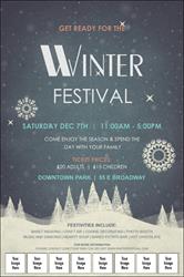 Winter Logo Poster