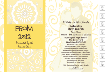 Yellow Prom Poster