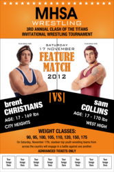 Versus All Purpose Logo Poster (Orange)