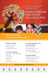 Fundraiser Education Logo Poster