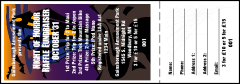 Halloween 001 Raffle Ticket