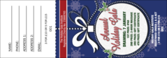 Holiday Ornament Raffle Ticket