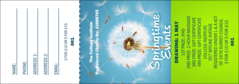 Dandelion Raffle Ticket