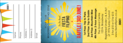 Filipino Fiesta Raffle Ticket