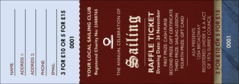 Sailing Raffle Ticket