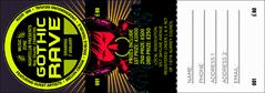 Goth Rave Raffle Ticket