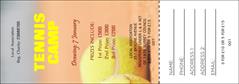 Tennis Camp Raffle Ticket