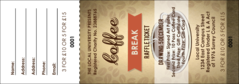 Coffee Raffle Ticket