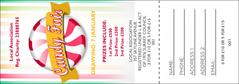 Candy Raffle Ticket