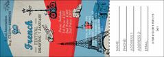 French Raffle Ticket