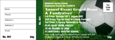 All Purpose Football Raffle Ticket