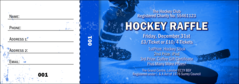 Hockey Raffle Ticket