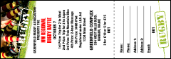 Rugby Raffle Ticket
