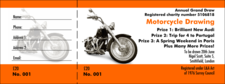 Motorcycle Raffle Ticket