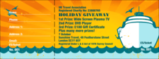 Cruise Ship Raffle Ticket