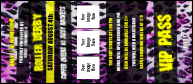Roller Derby Pink Leopard VIP Pass