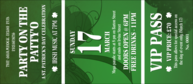 St. Patrick's Day Shamrock VIP Pass