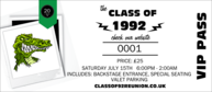 Class Reunion Mascot Green VIP Pass