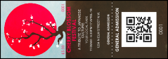 Cherry Blossom QR Event Ticket