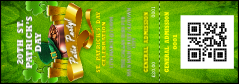 St. Patrick's Day Party QR Event Ticket