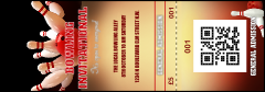 Bowling League QR Event Ticket