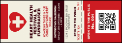 Heart Health QR Event Ticket