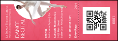 Ballet Dance Recital Event Ticket