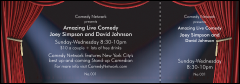 Stand Up Comedy Event Ticket (landscape)