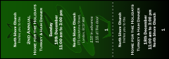 Christmas Tree General Admission Ticket with full bleed