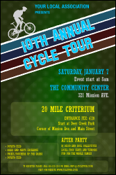 Cycle Tour Poster