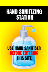 Hand Sanitizing Station Poster