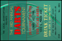 Dart Tournament Drink Ticket