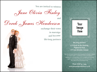 Vintage Bride and Groom Flyer