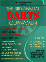 Dart Tournament Flyer