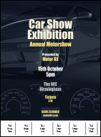 Car Show Speed Dial Flyer