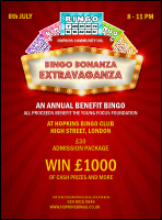 Bingo Bonanza Extravaganza Flyer
