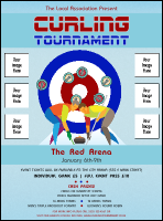 Curling Tournament Image Flyer
