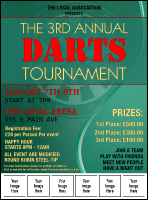 Dart Tournament Image Flyer