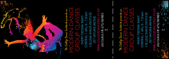 Modern Dance Event Ticket 0007