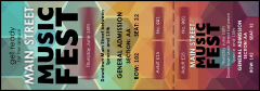 Music Festival Reserved Event Ticket