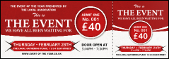 Red Event Ticket