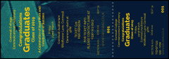 Graduation - Blue and Yellow Reserved Event Ticket