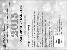 Silver Glitter Invitation