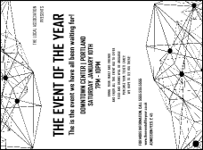 All Purpose Geometric Black and White Invitation