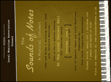 Sounds of Notes Invitation